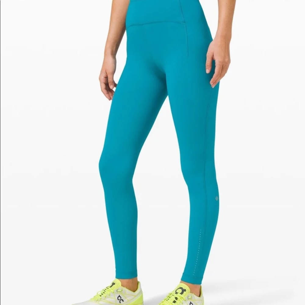 Lululemon Swift Speed HR Tight 28” Hawaiian Blue Sz 4 NWT